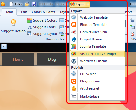 Visual Studio templates